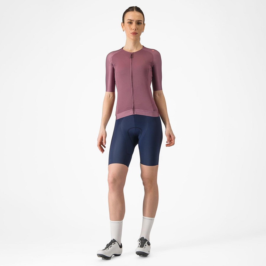 Femme Bleu Short Castelli FREE AERO RC W - france  GDI-8612976