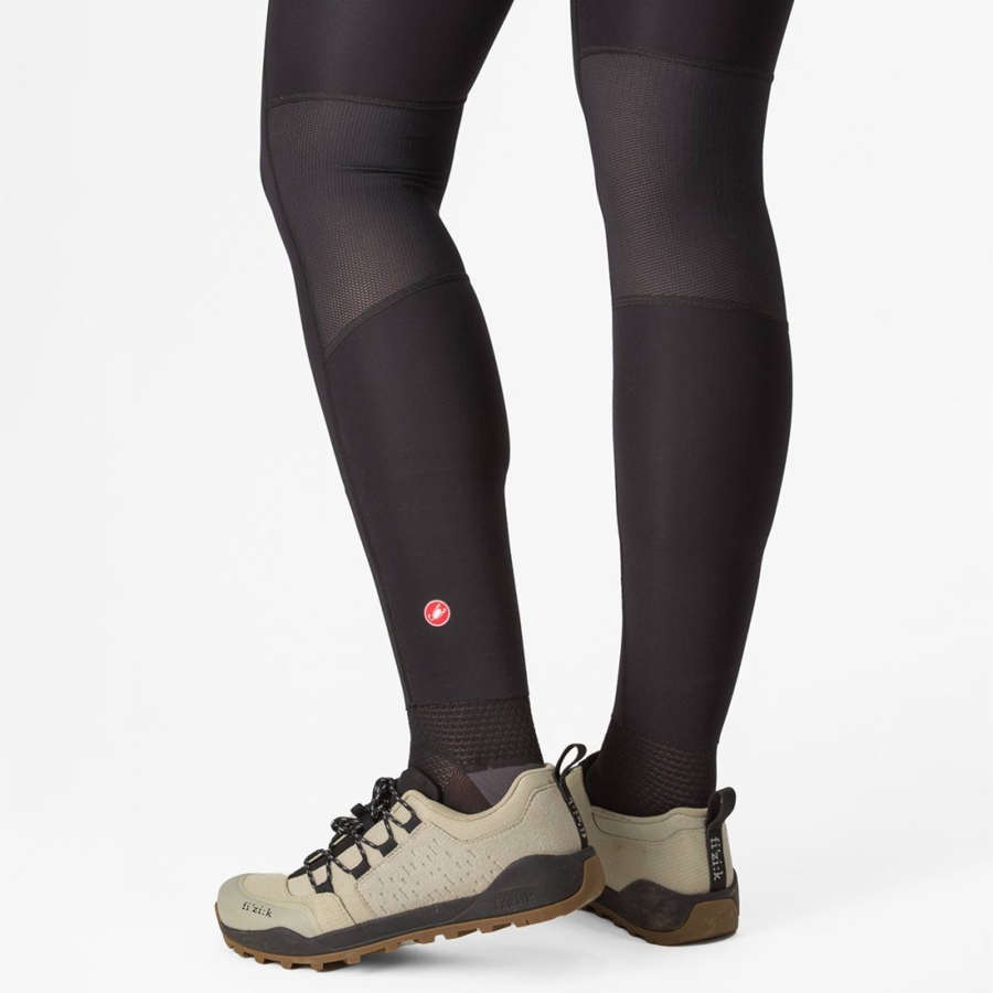 Femme Noir Leggings Castelli UNLIMITED TRAIL W - france  BFR-9569494