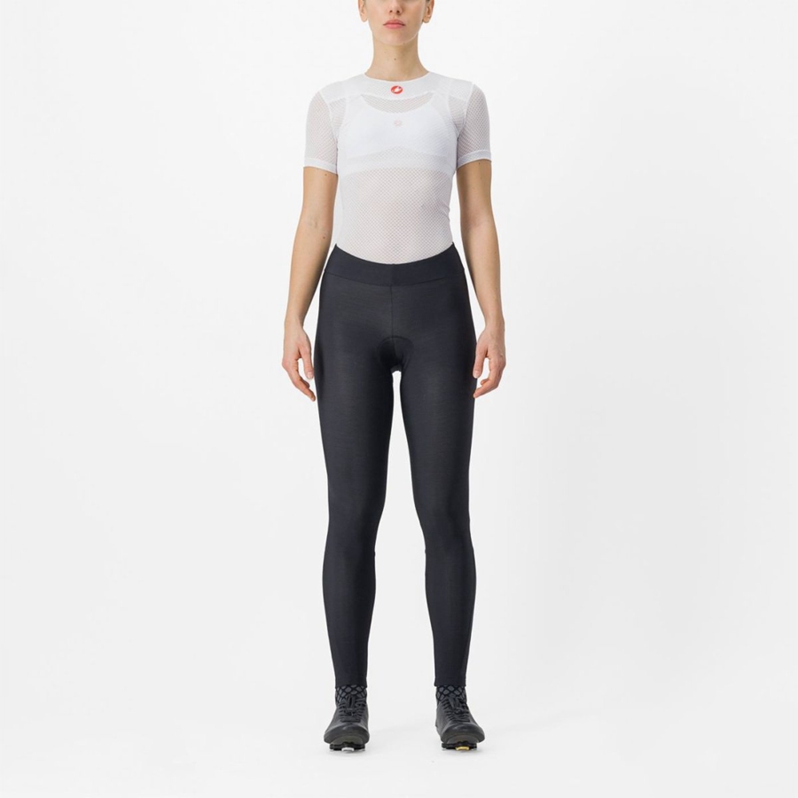 Femme Noir Leggings Castelli ENTRATA W - france  OGV-4309003