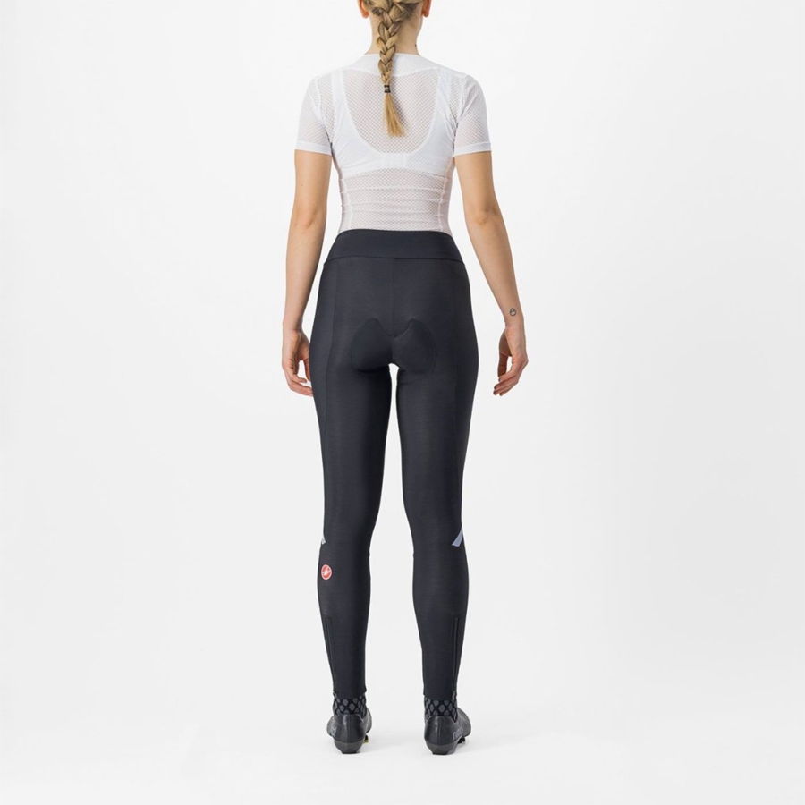 Femme Noir Leggings Castelli ENTRATA W - france  OGV-4309003