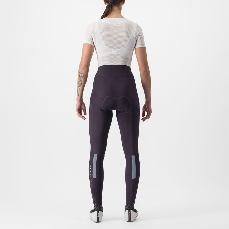 Femme Argent Leggings Castelli SORPASSO RoS W - france  TEB-8422270