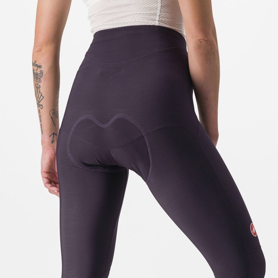 Femme Argent Leggings Castelli SORPASSO RoS W - france  TEB-8422270