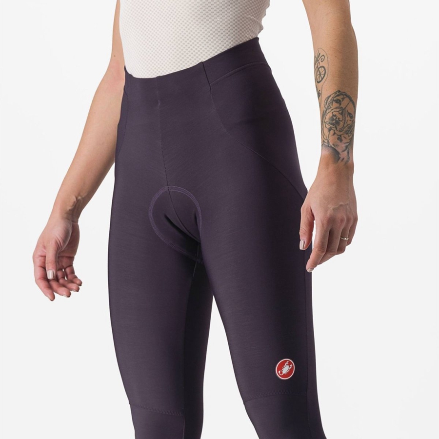 Femme Argent Leggings Castelli SORPASSO RoS W - france  TEB-8422270