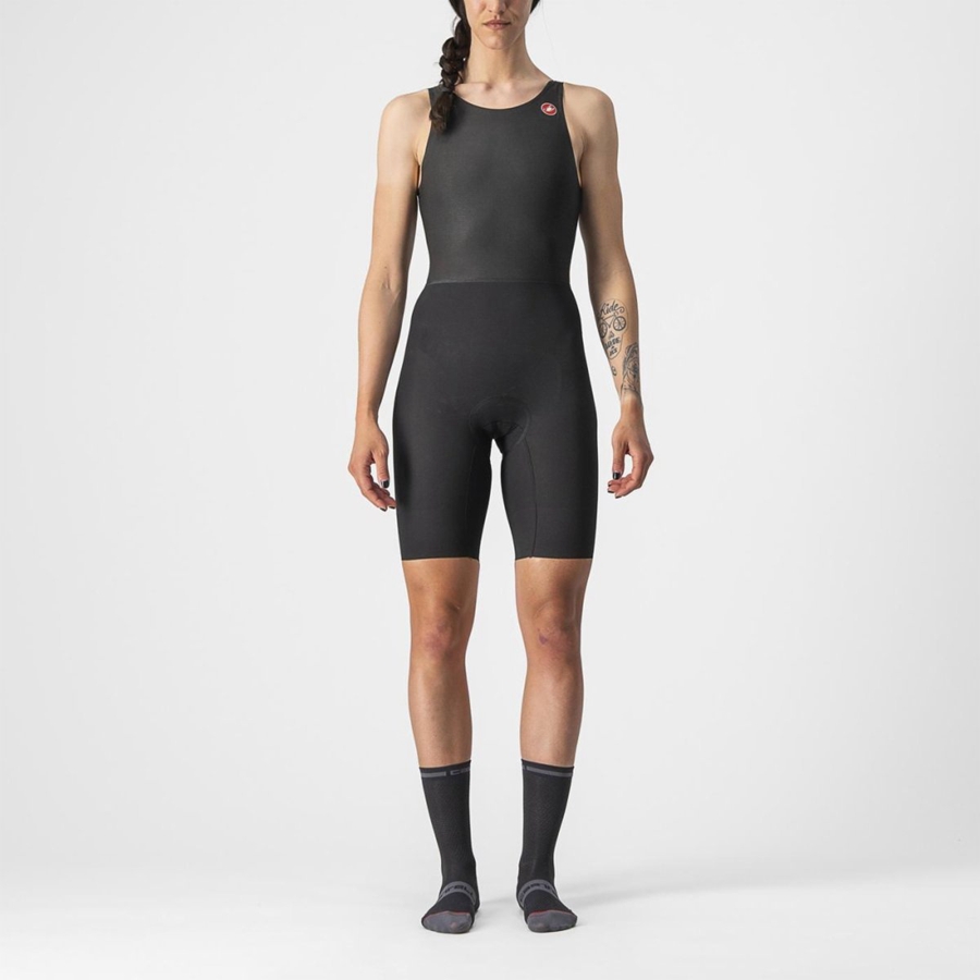 Femme Noir Speedsuit Castelli ELITE W - france  PCX-3007601