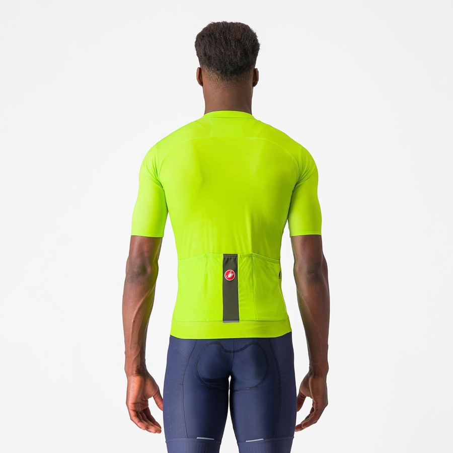 Homme Vert Clair Vert Foncé Maillot Castelli PROLOGO LITE - france  TUU-6657915