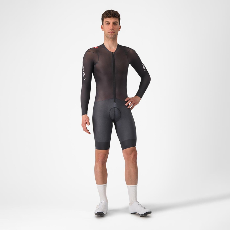 Homme Noir Speedsuit Castelli BODY PAINT 4.X - france  KAC-8589787