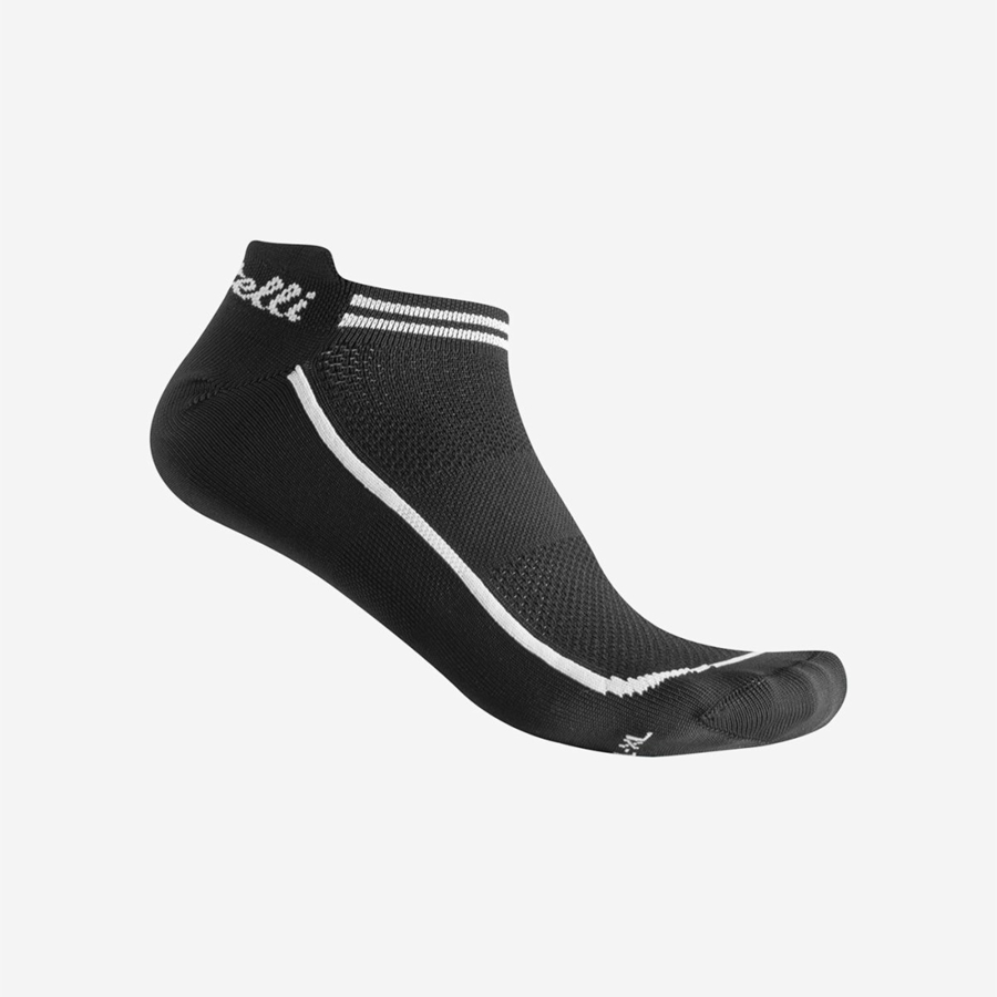 Femme Noir Chaussette Castelli INVISIBILE - france  SYU-2360481