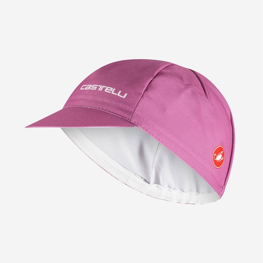 Femme Violette Foncé Casquette Castelli VELOCISSIMA - france  ERT-7243410