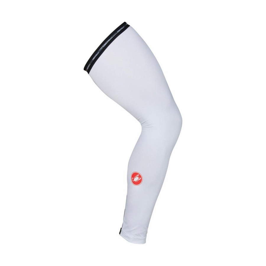 Femme Blanche Jambière Castelli UPF 50 + LIGHT LEG SLEEVES - france  MBF-6108644