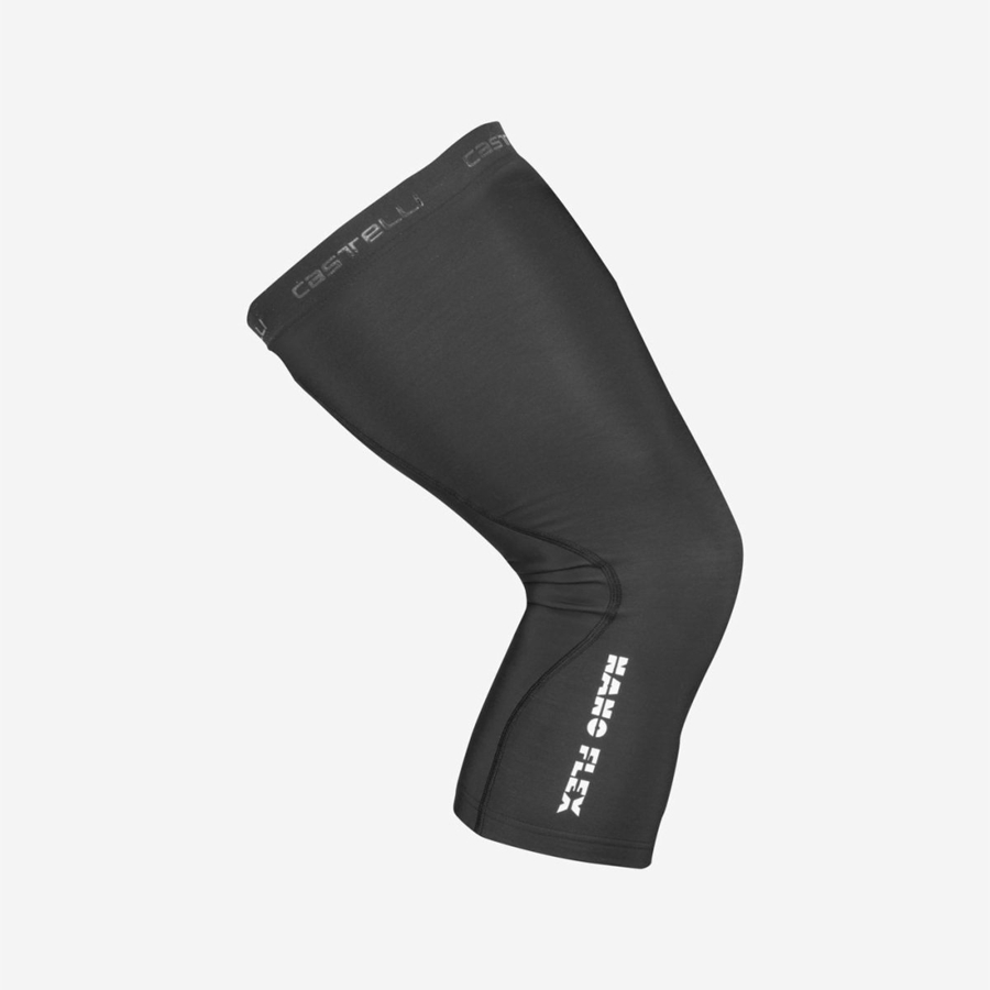 Femme Noir Jambière Castelli NANO FLEX 3G KNEEWARMER - france  KWY-3076139