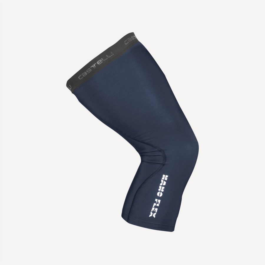 Femme Bleu Jambière Castelli NANO FLEX 3G KNEEWARMER - france  CSC-9017031