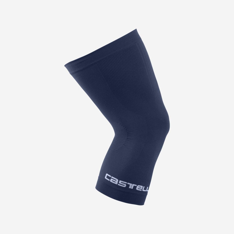 Femme Bleu Jambière Castelli PRO SEAMLESS KNEE WARMER - france  SOT-7337136