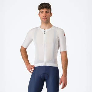 Homme Blanche Maillot Castelli AERO RACE 7.0 - france  BZD-4087631