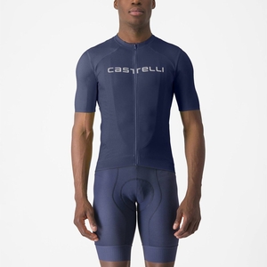 Homme Bleu Blanche Maillot Castelli PROLOGO LITE - france  PHM-9293834