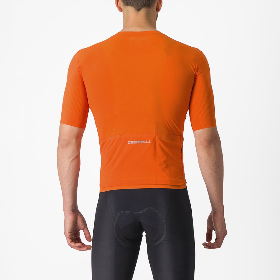 Homme Orange Rouge Maillot Castelli PREMIO - france  BLJ-6383894