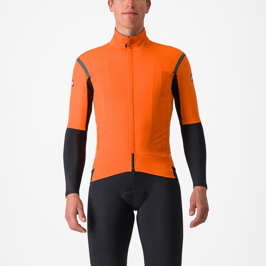 Homme Rouge Orange Grise Foncé Vestes Castelli GABBA RoS 2 - france  LSD-8727837