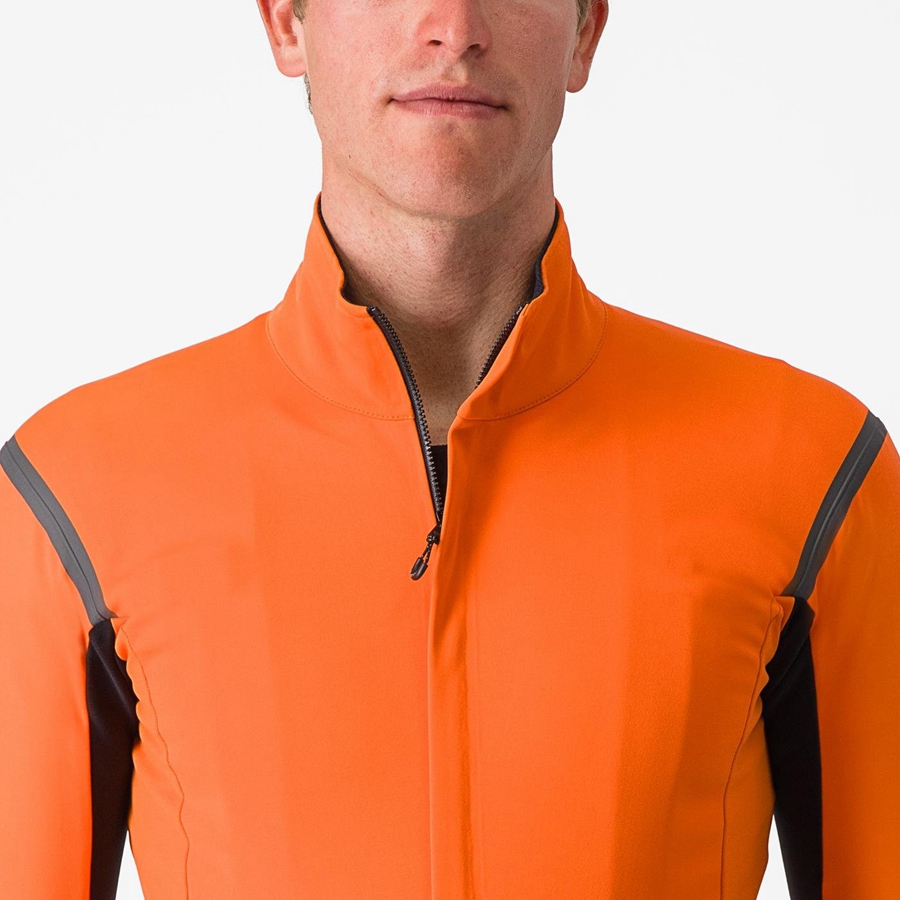 Homme Rouge Orange Grise Foncé Vestes Castelli GABBA RoS 2 - france  LSD-8727837