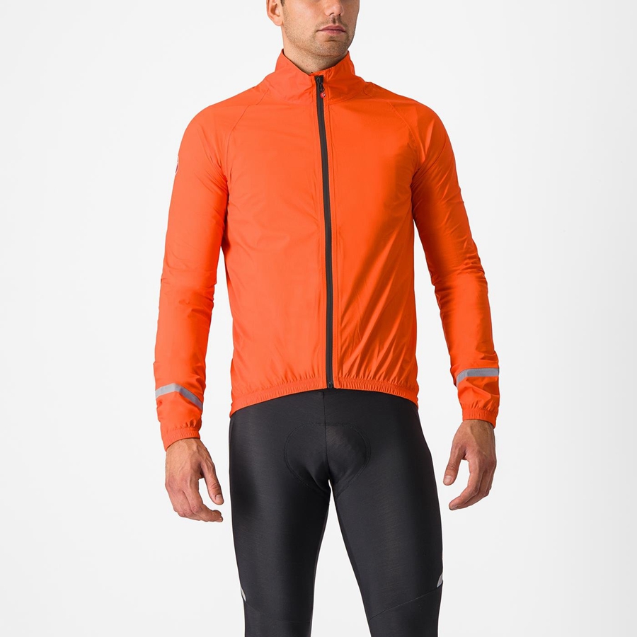 Homme Orange Protection Castelli EMERGENCY 2 RAIN - france  CYZ-3713136