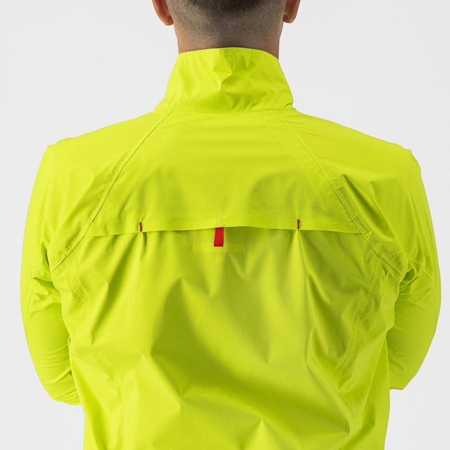 Homme Vert Clair Protection Castelli EMERGENCY 2 RAIN - france  DGJ-5915411