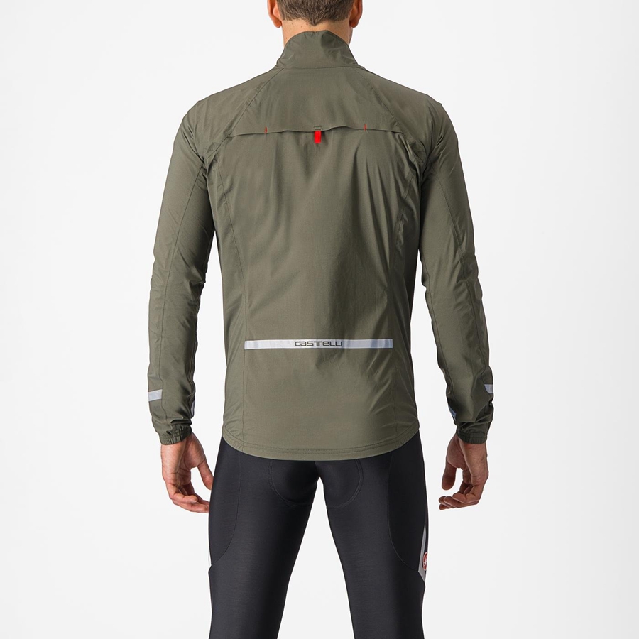 Homme Vert Protection Castelli EMERGENCY 2 RAIN - france  DON-7320539