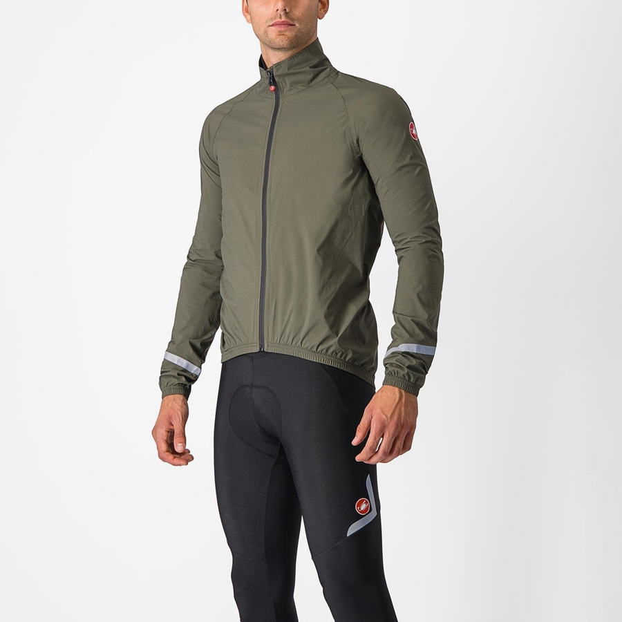 Homme Vert Protection Castelli EMERGENCY 2 RAIN - france  DON-7320539