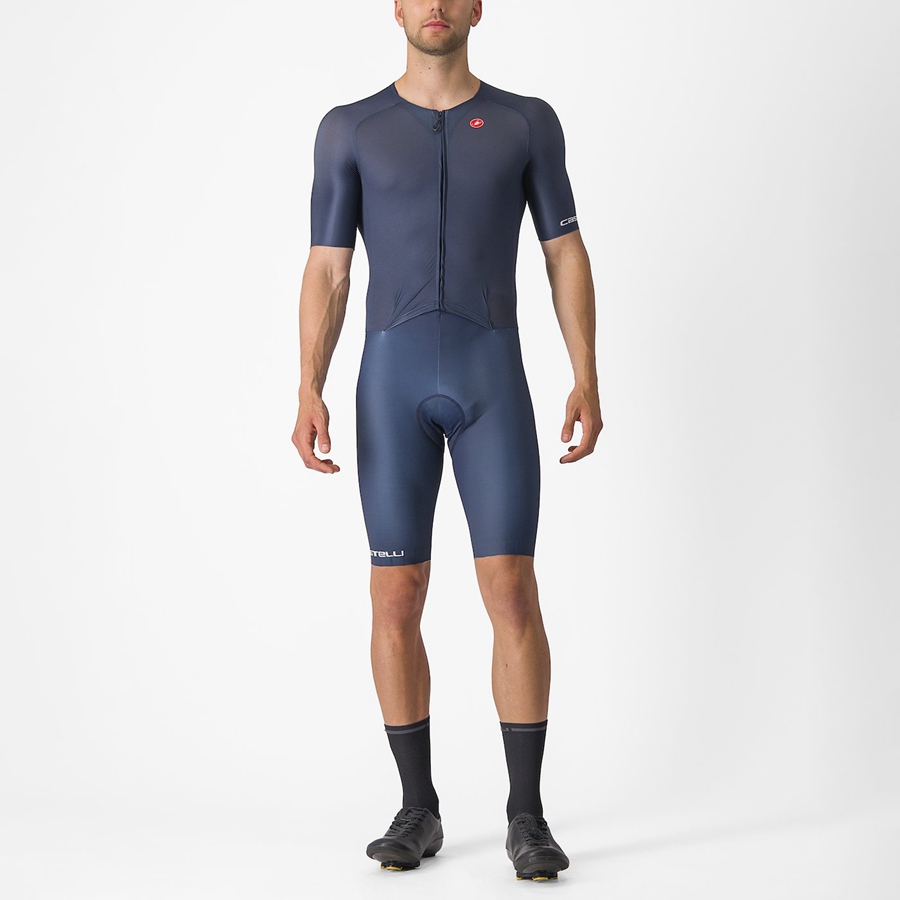 Homme Bleu Speedsuit Castelli SANREMO BTW - france  LIF-3977479