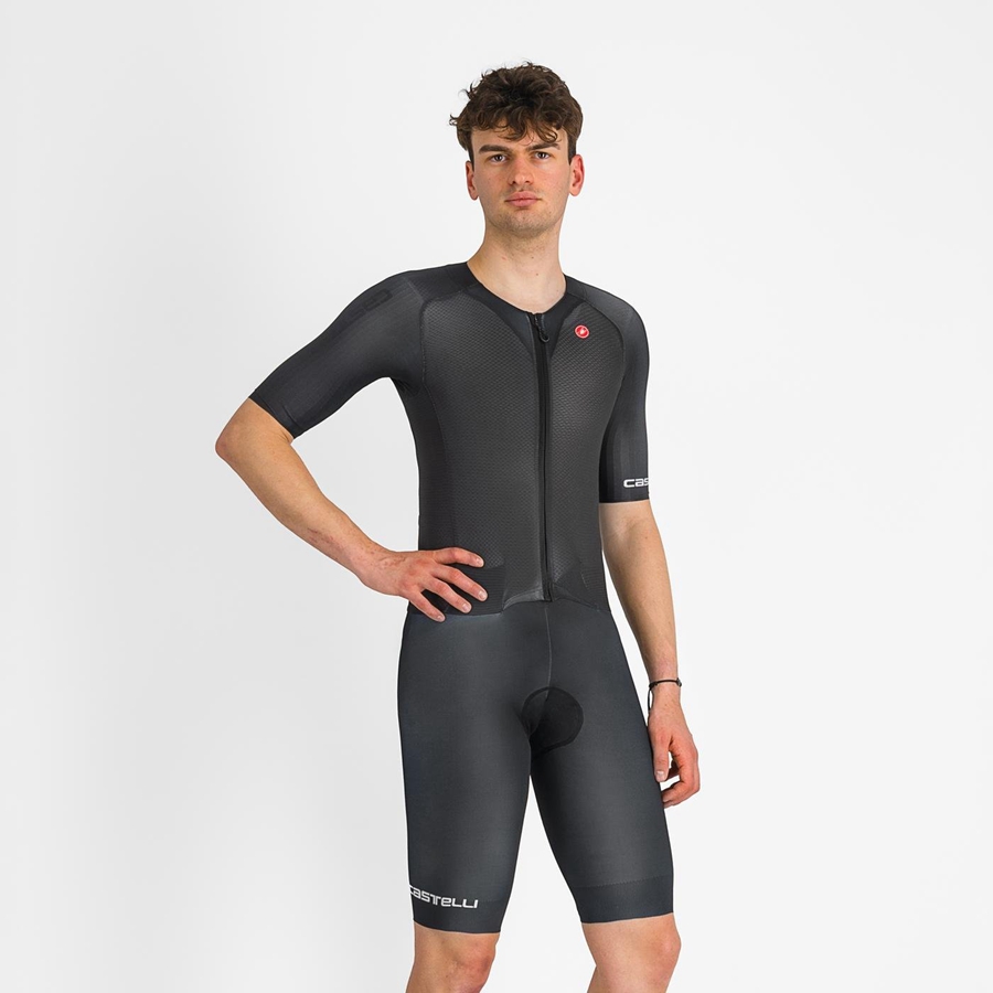 Homme Noir Speedsuit Castelli SANREMO BTW - france  ODZ-6401707