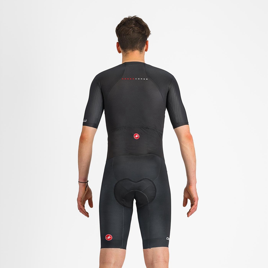 Homme Noir Speedsuit Castelli SANREMO BTW - france  ODZ-6401707