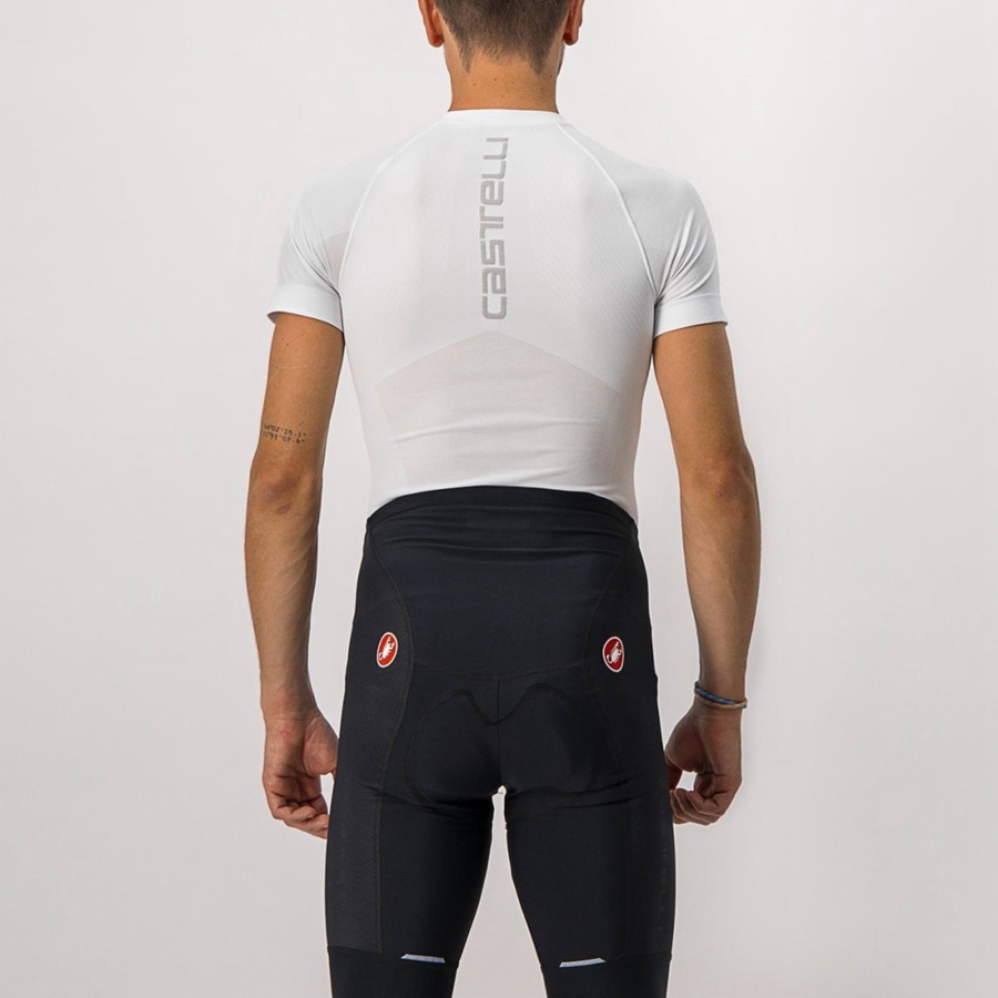 Homme Blanche Couche De Base Castelli CORE SEAMLESS SS - france  SZD-8018685