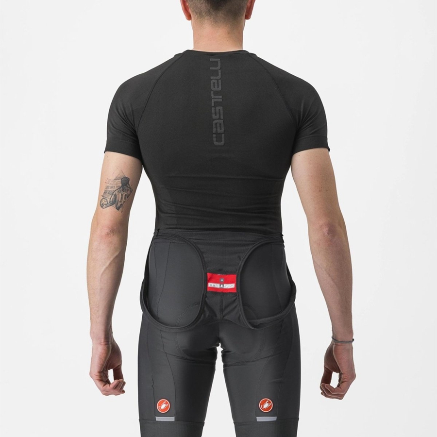 Homme Noir Couche De Base Castelli CORE SEAMLESS SS - france  DXM-8337287