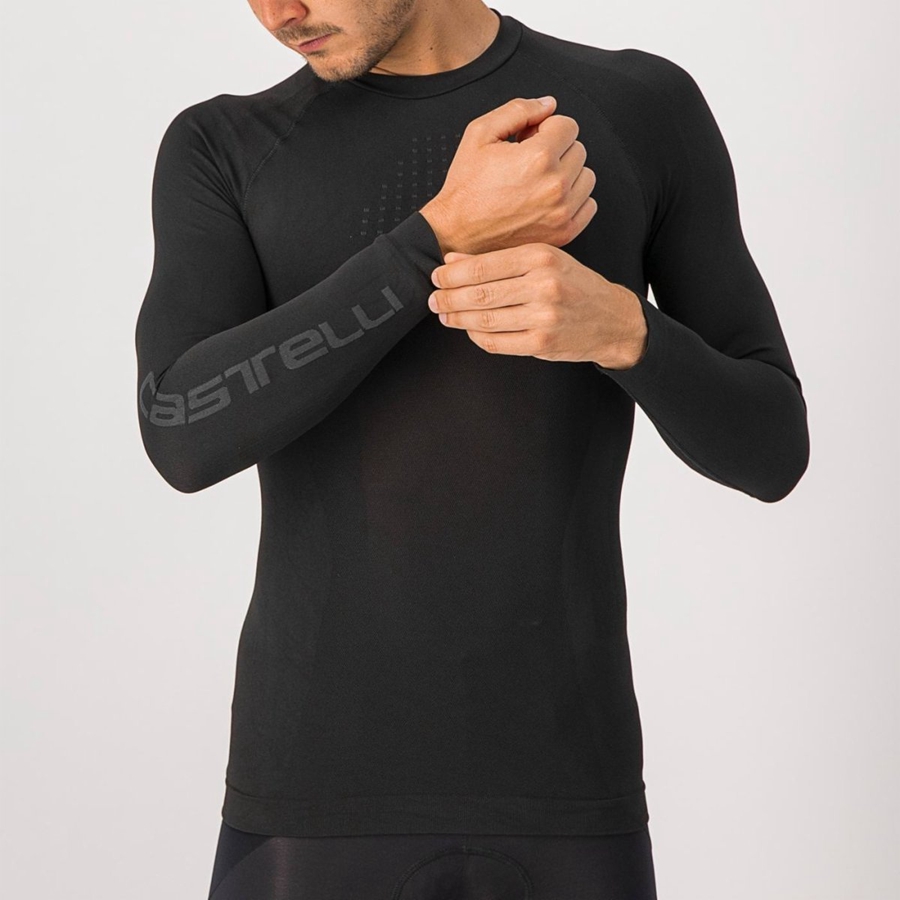 Homme Noir Couche De Base Castelli CORE SEAMLESS - france  ETI-4384682