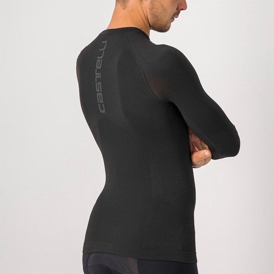 Homme Noir Couche De Base Castelli CORE SEAMLESS - france  ETI-4384682