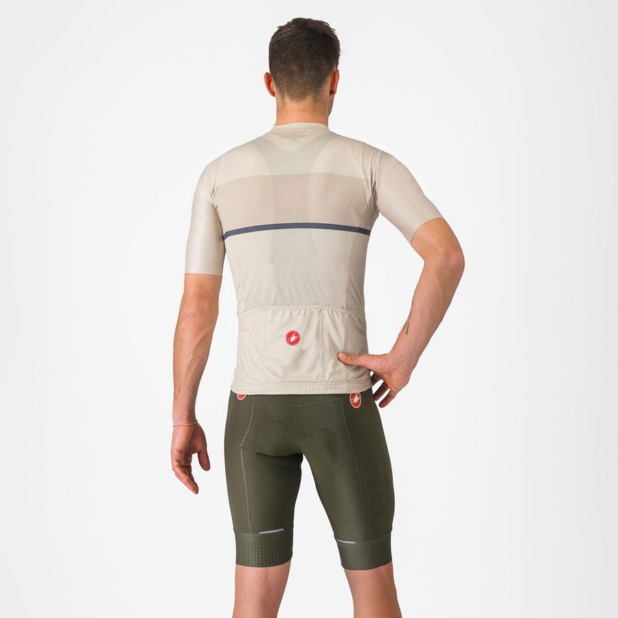 Homme Vert Foncé Short Avec Bavette Castelli COMPETIZIONE - france  UPW-4080433