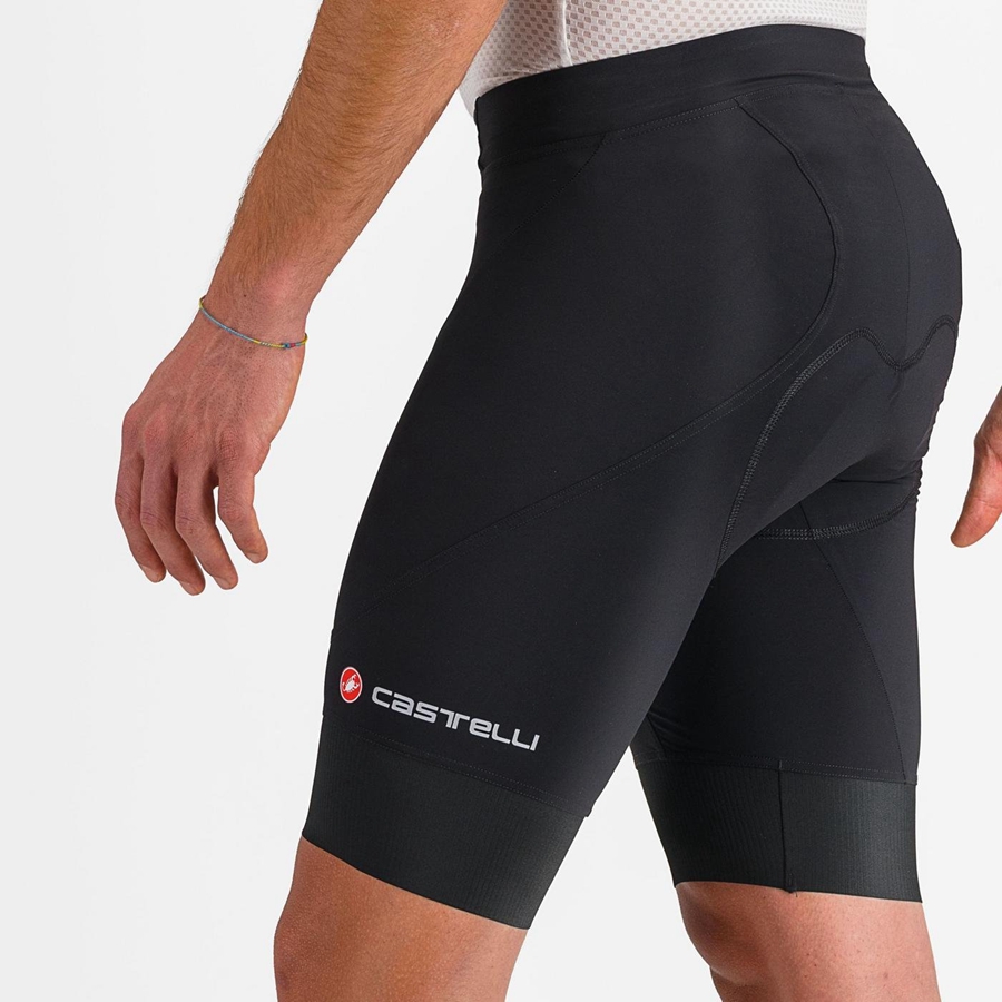 Homme Noir Short Castelli ENDURANCE 3 - france  LRZ-8323904