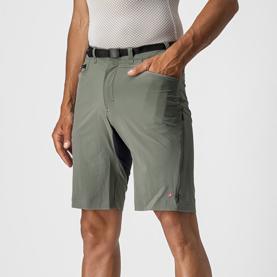 Homme Grise Short Castelli UNLIMITED TRAILGY - france  DZF-3768960