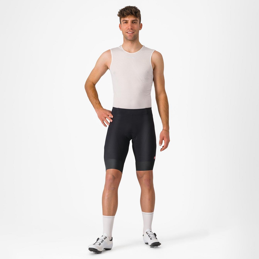 Homme Noir Short Castelli ENDURANCE 3 - france  LRZ-8323904