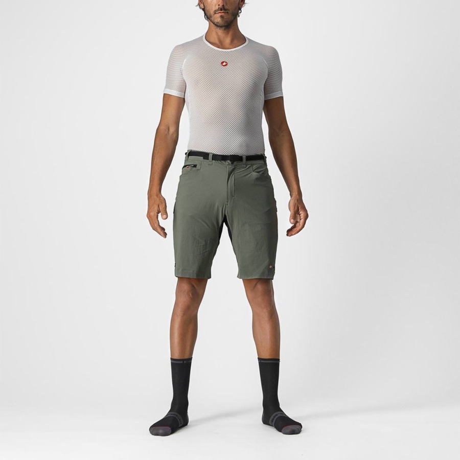 Homme Grise Short Castelli UNLIMITED TRAILGY - france  DZF-3768960