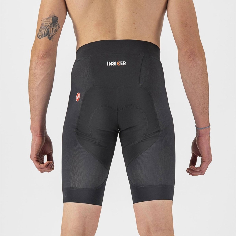 Homme Noir Short Castelli INSIDER - france  BXI-9007181