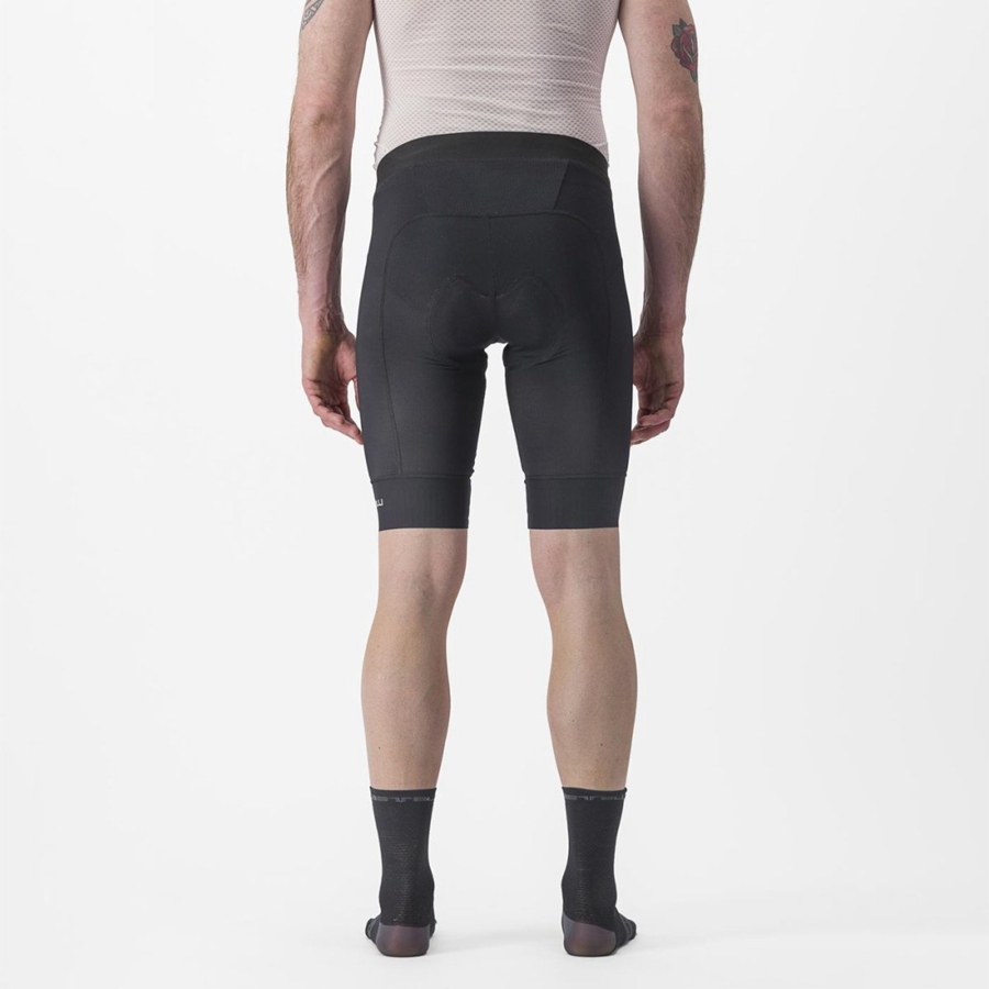 Homme Noir Short Castelli TRAIL LINER - france  RNP-7274282