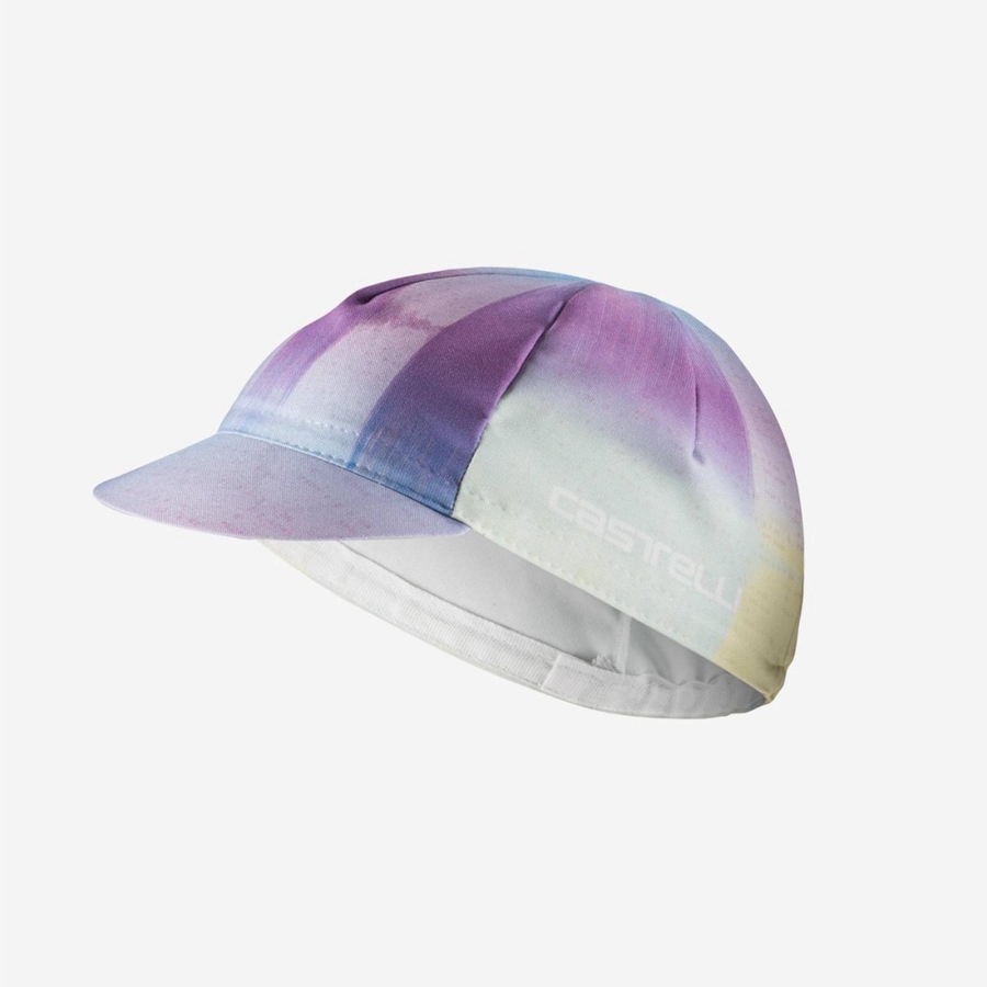 Homme Multicolore Violette Casquette Castelli R-A/D - france  FKH-7223035