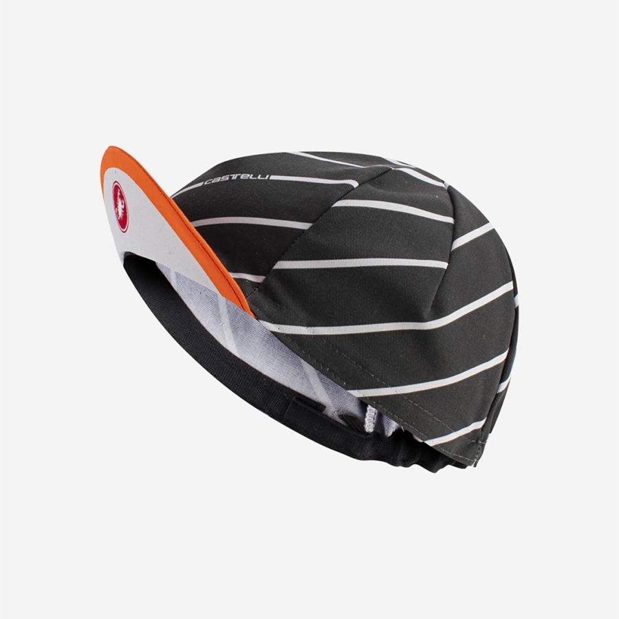 Homme Grise Foncé Casquette Castelli SPEED STRADA - france  ULK-3252927